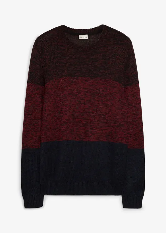 Feinstrickpullover mit Komfortschnitt aus weichem Baumwollmix, bonprix