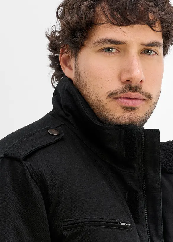 Veste d&rsquo;hiver style militaire doubl&eacute;e sherpa, bonprix