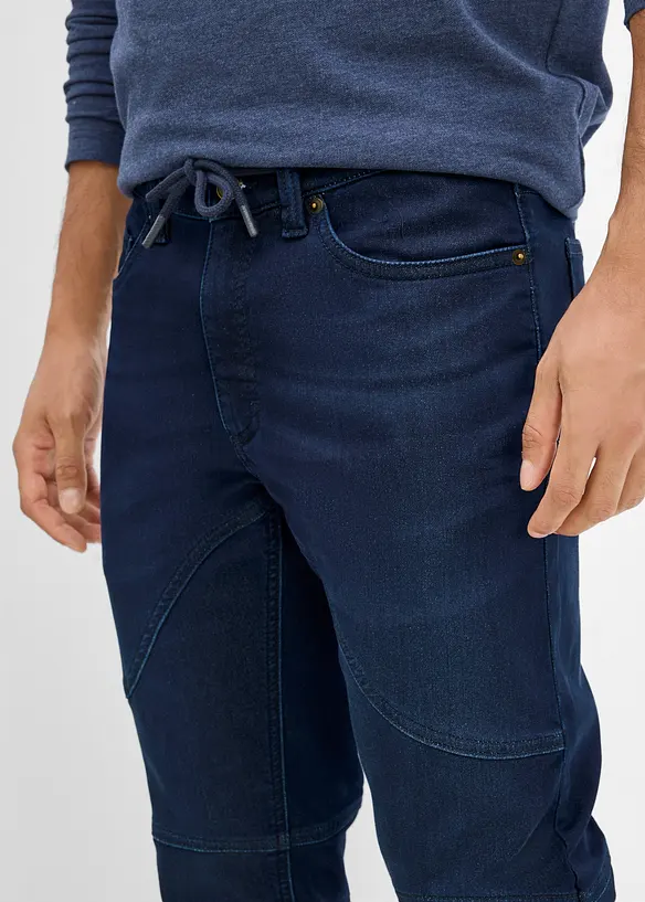 Jean jogging Regular Fit &agrave; taille extensible r&eacute;glable, Straight, bonprix