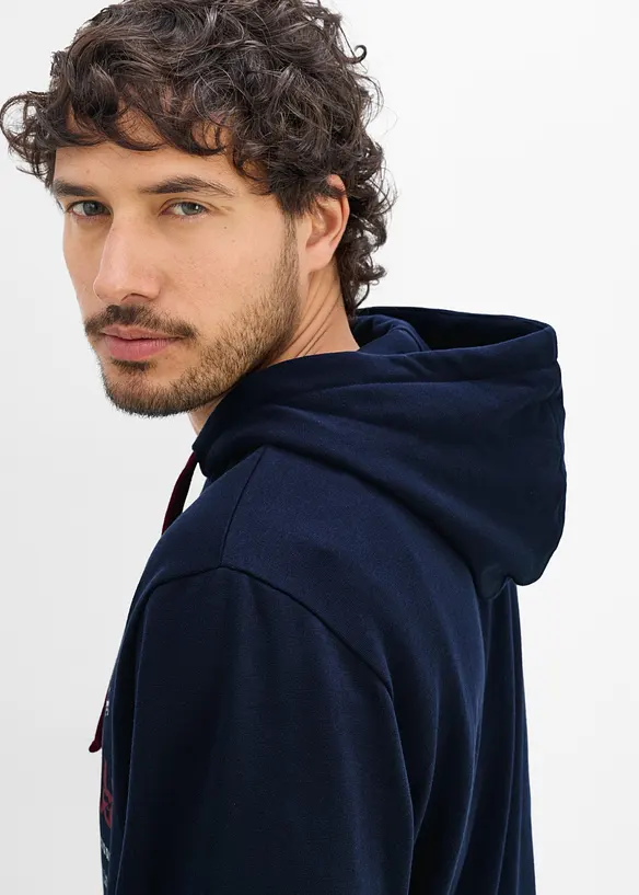 Sweat-shirt &agrave; capuche coupe confort, bonprix