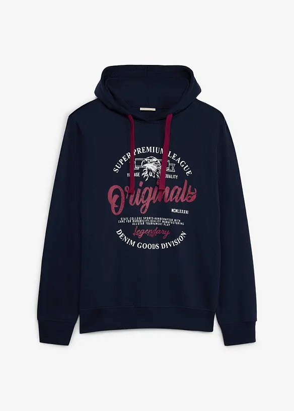 Sweat-shirt &agrave; capuche coupe confort, bonprix
