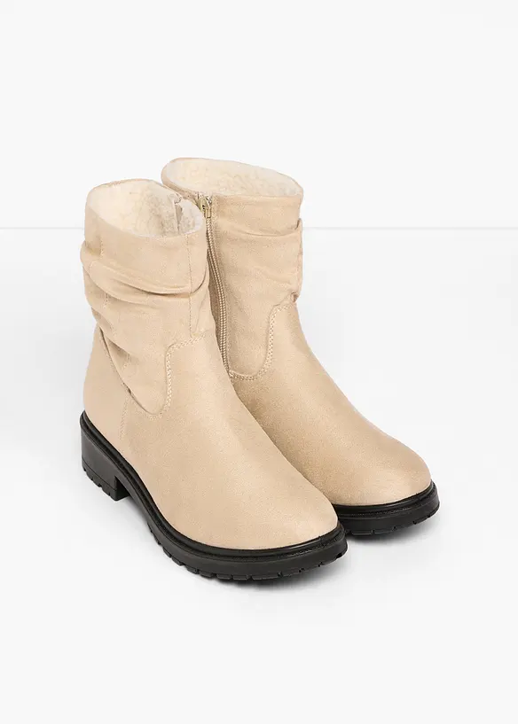 Bottines fronc&eacute;es, bonprix