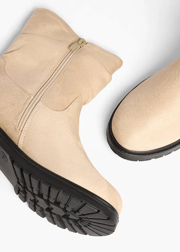 Bottines fronc&eacute;es, bonprix