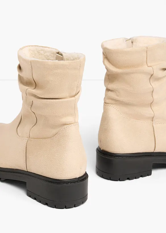 Bottines fronc&eacute;es, bonprix