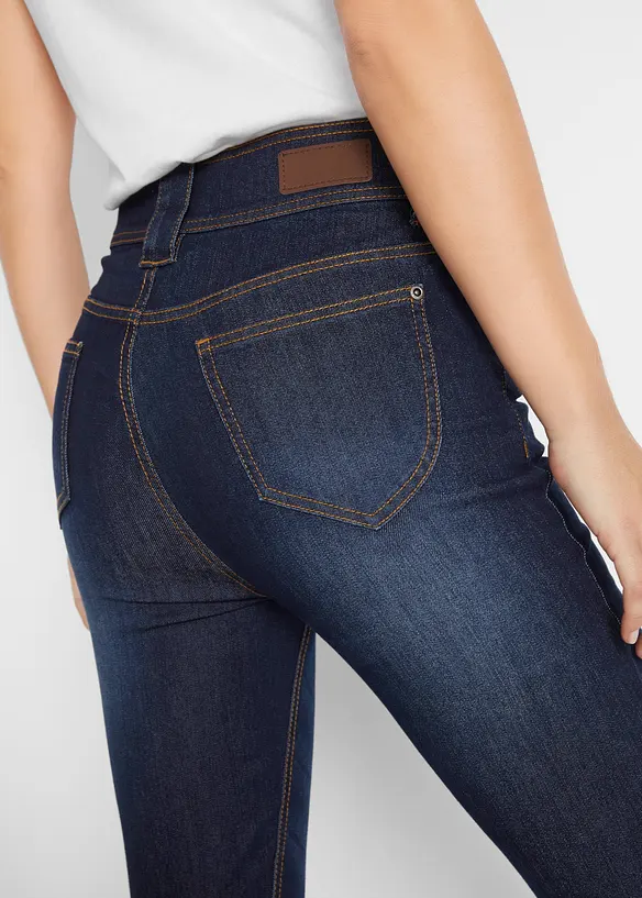 Jean slim taille haute, extensible, bonprix