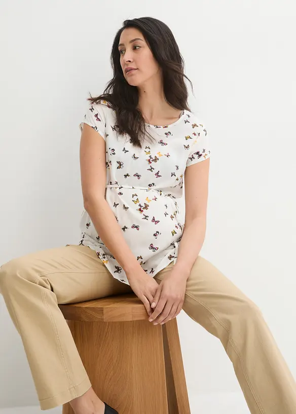Blouse de grossesse en viscose l&eacute;g&egrave;re, bonprix