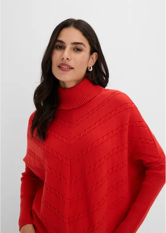 Pull col roul&eacute;, bonprix
