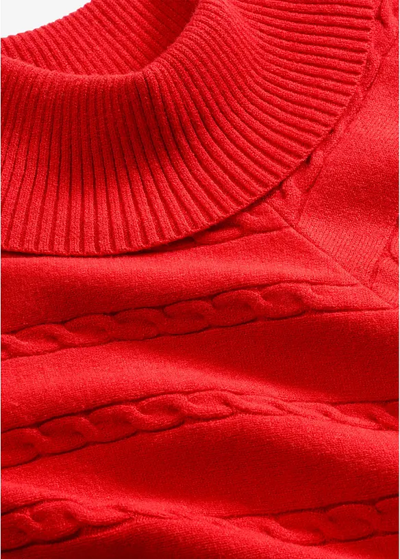 Pull col roul&eacute;, bonprix