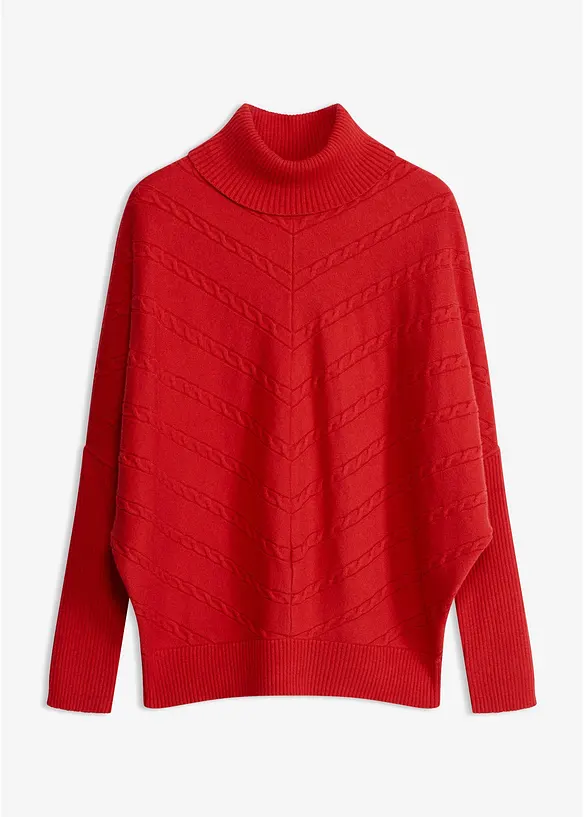 Pull col roul&eacute;, bonprix