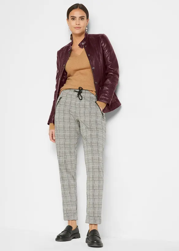 Schlupfhose aus Jacquard, bonprix