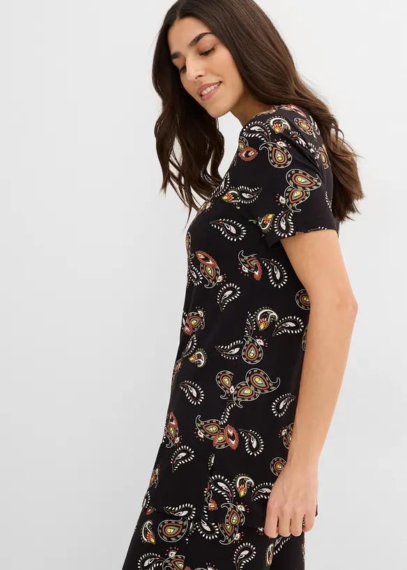 T-shirt et jupe-culotte en viscose fluide (ens. 2 pces), bonprix