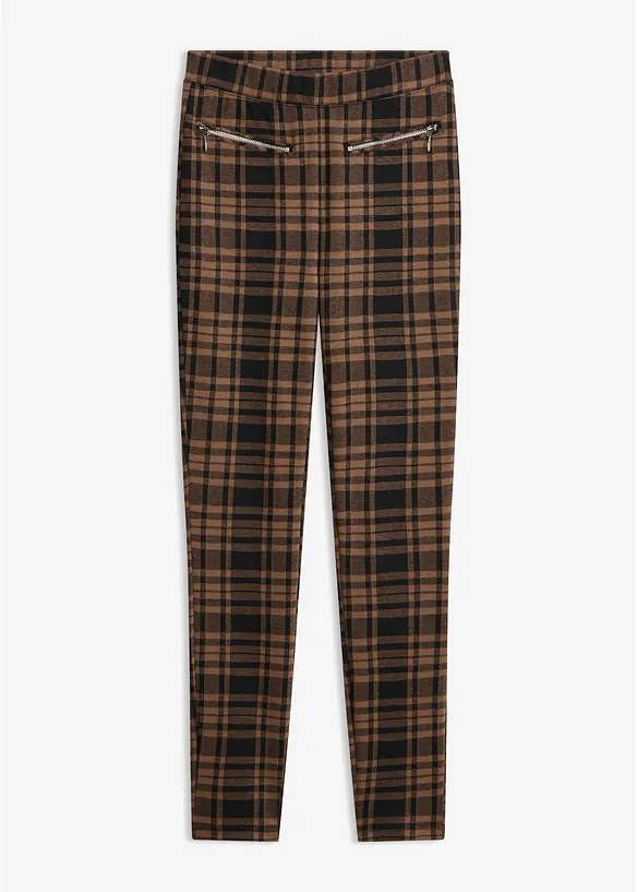 Pantalon en jersey jacquard, bonprix