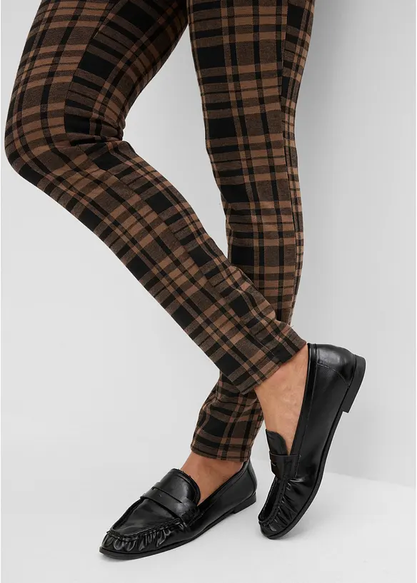 Pantalon en jersey jacquard, bonprix