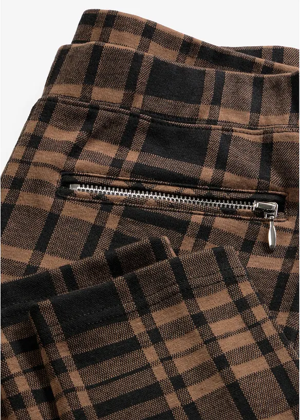 Pantalon en jersey jacquard, bonprix