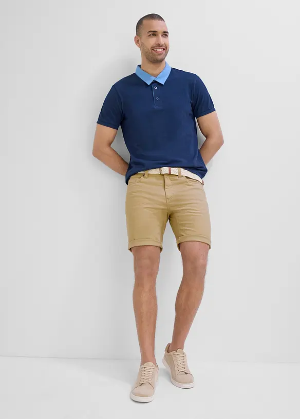 Stretch-Bermuda in Regular Fit (2er-Pack), bonprix
