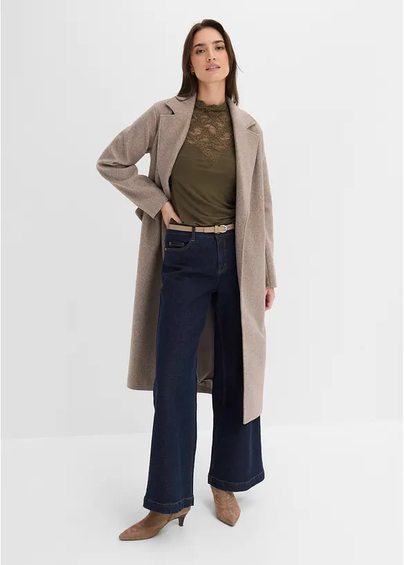 Langarmshirt aus Viskose-Mix, bonprix