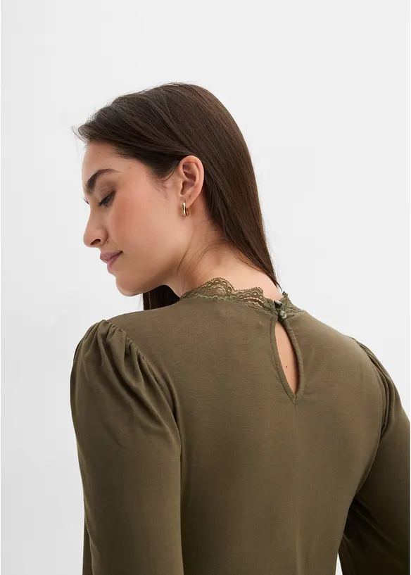 Langarmshirt aus Viskose-Mix, bonprix