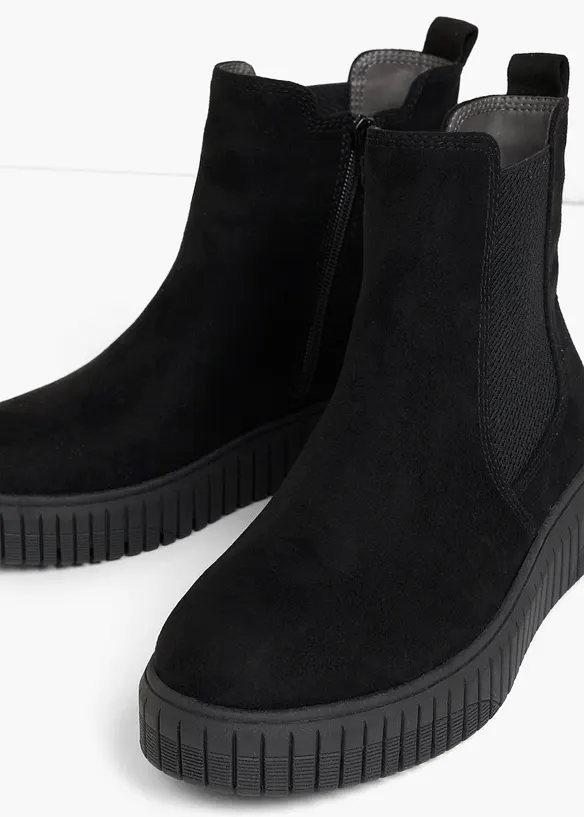 Jana Komfort-Chelsea-Boots in bequemer Weite, Jana
