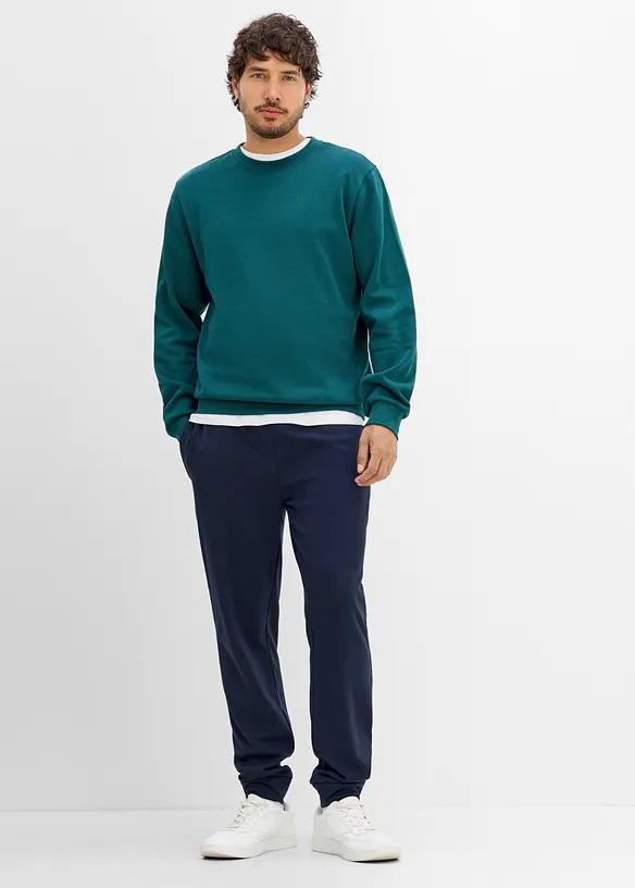 Pantalon de jogging chaud avec poches zipp&eacute;es pratiques, bonprix