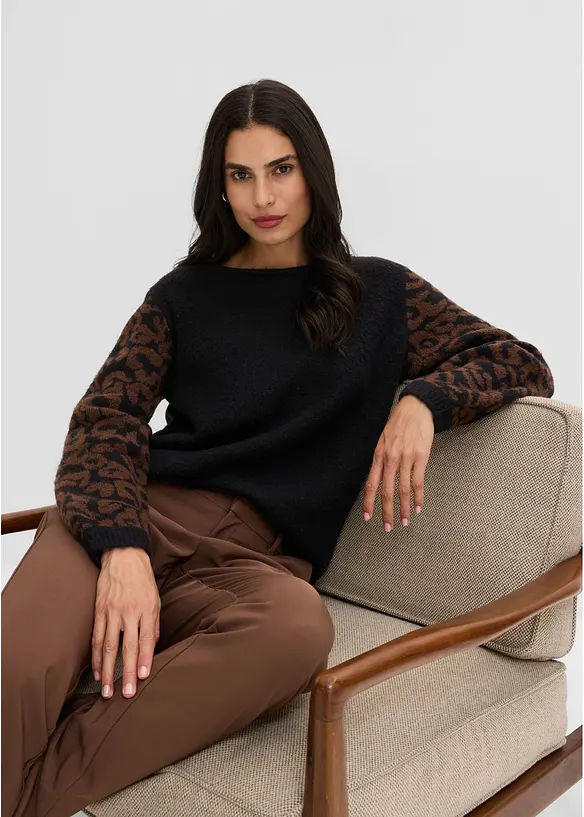 Pullover aus Strukturstrick, bonprix