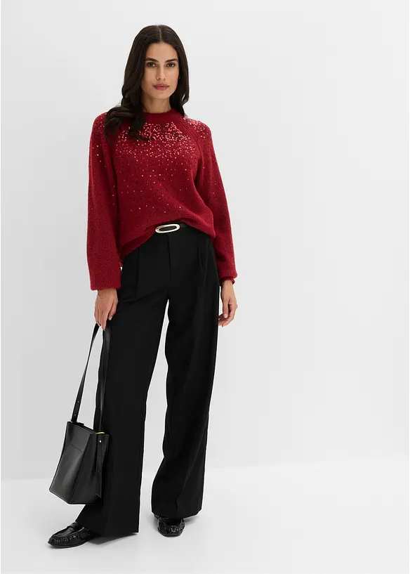 Pullover mit Pailletten, bonprix