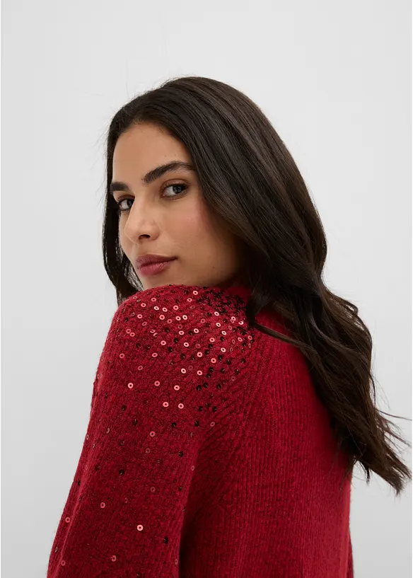 Pullover mit Pailletten, bonprix