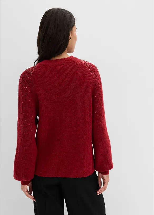 Pullover mit Pailletten, bonprix