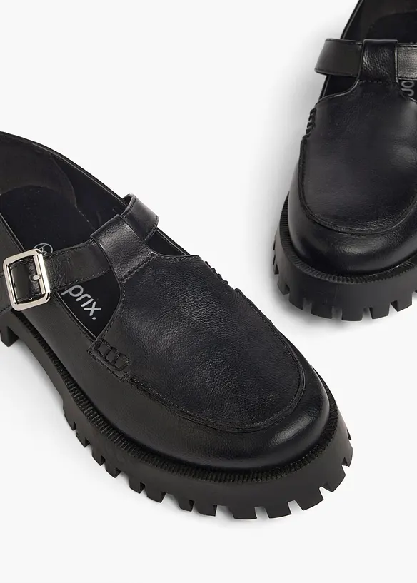 Mocassins chunky &agrave; d&eacute;coupes, bonprix