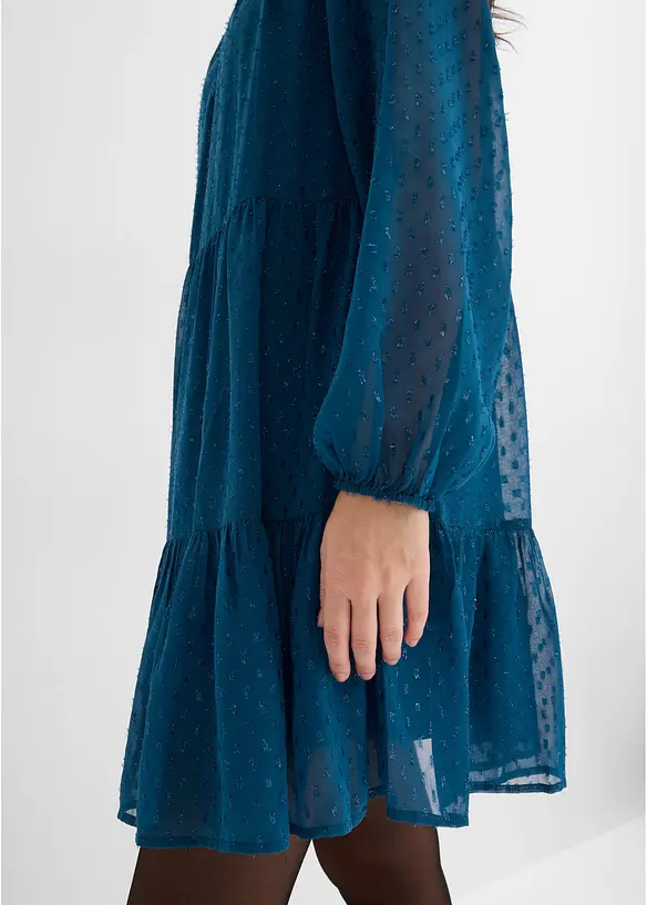 Tunika-Kleid mit Glitzereffekt, bonprix