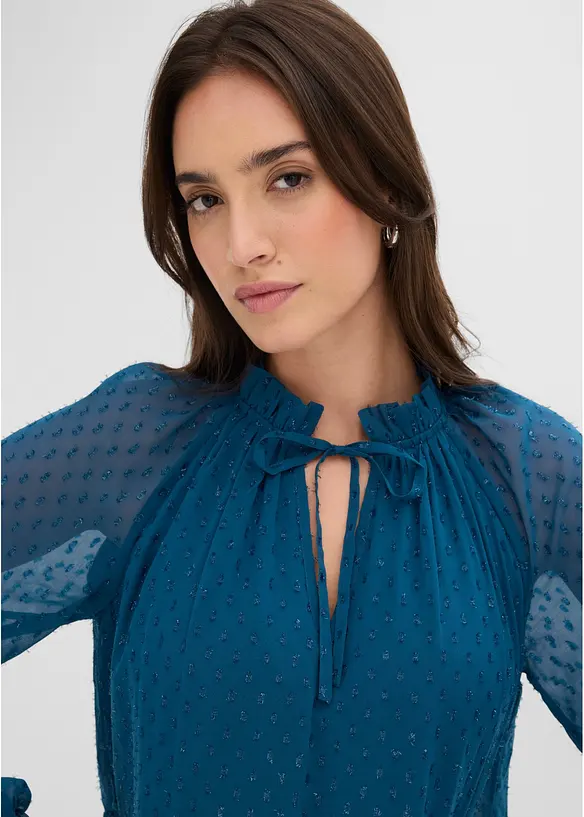 Tunika-Kleid mit Glitzereffekt, bonprix