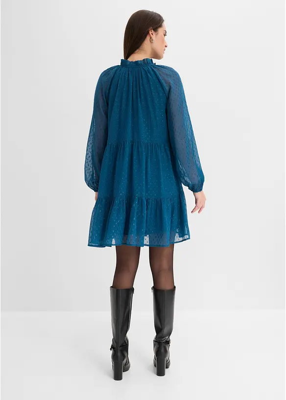 Tunika-Kleid mit Glitzereffekt, bonprix