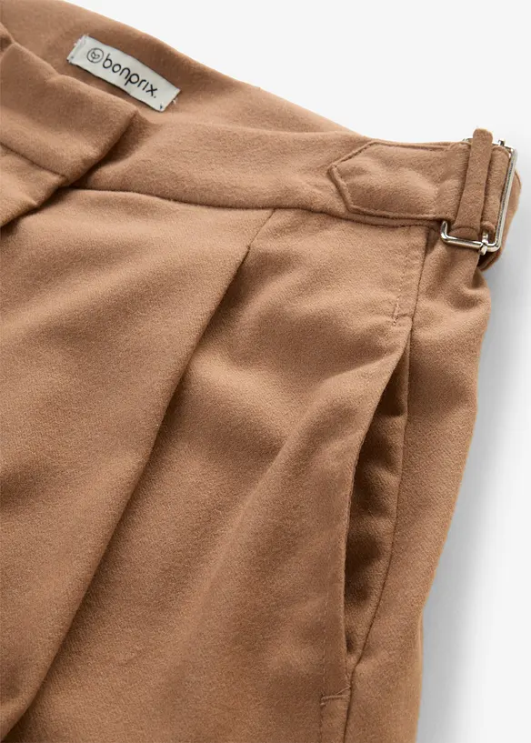 Hose mit Seitenschnallen aus Viskose-Mix, bonprix