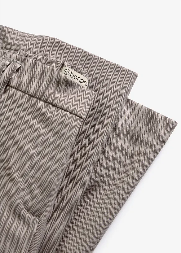 Pantalon &agrave; motif chevrons, bonprix
