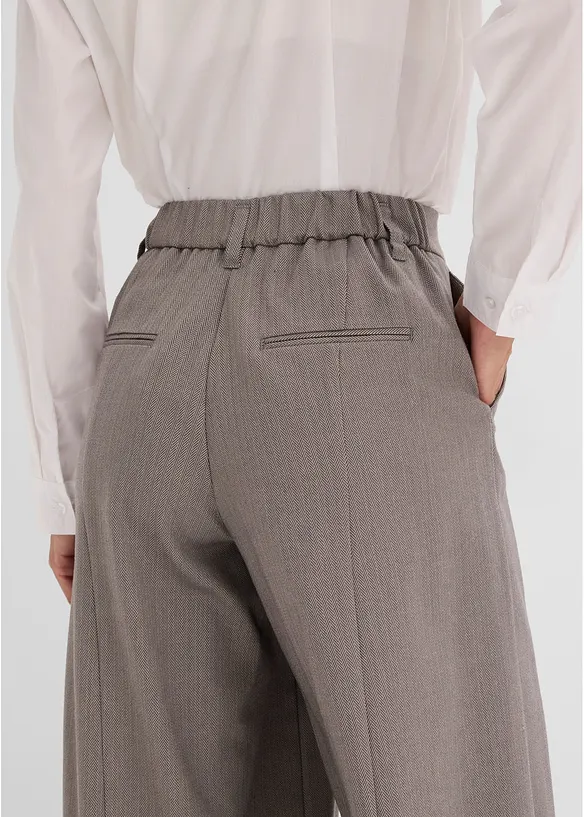 Pantalon &agrave; motif chevrons, bonprix
