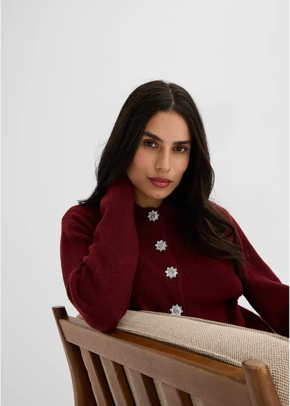 Pull polo avec laine, bonprix