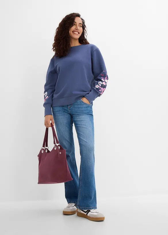 Sweat en coton majoritaire, bonprix