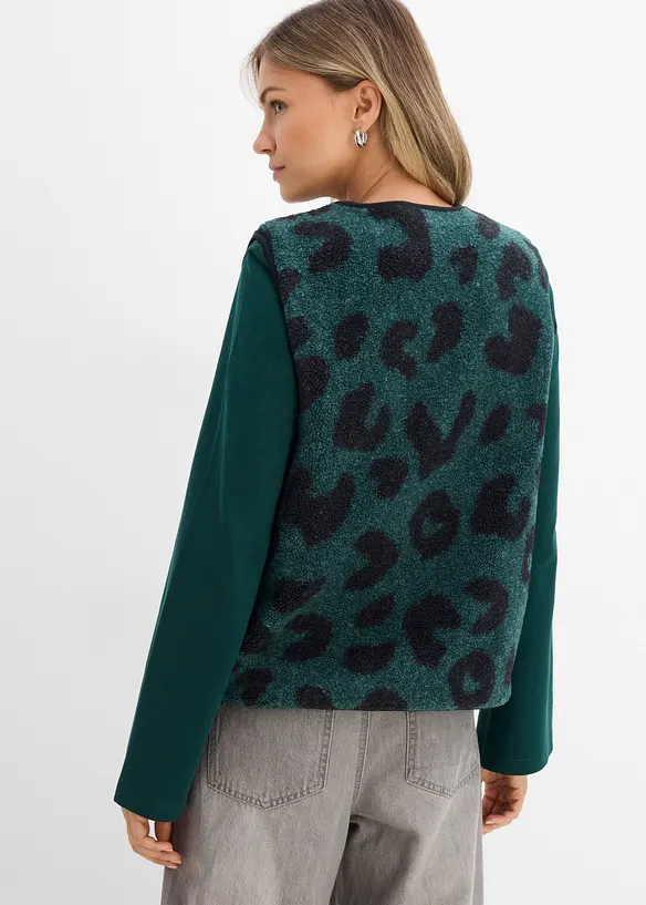 Gilet sans manches en sherpa, bonprix