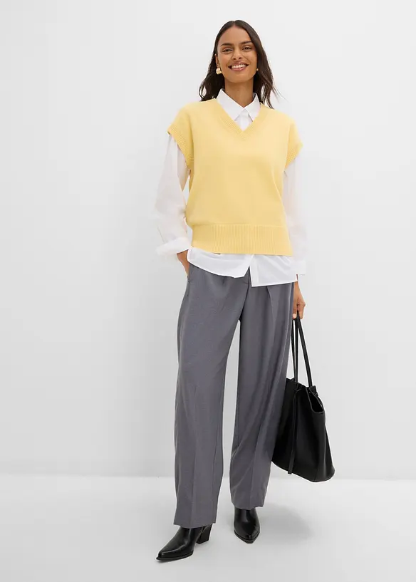Pull sans manches 100% coton, bonprix