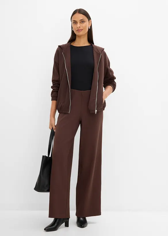 Pantalon c&ocirc;tel&eacute; en coton extensible, bonprix