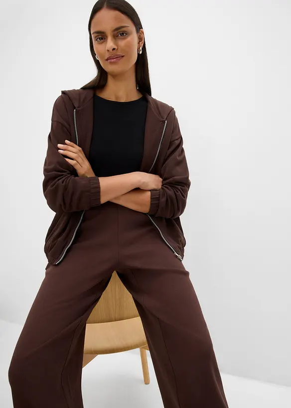 Pantalon c&ocirc;tel&eacute; en coton extensible, bonprix