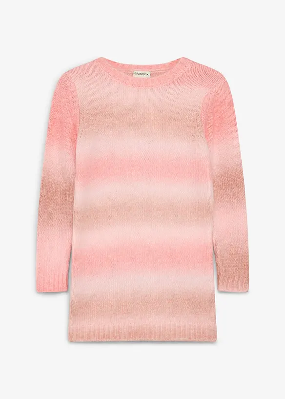 Robe en maille avec d&eacute;grad&eacute; de couleurs, bonprix