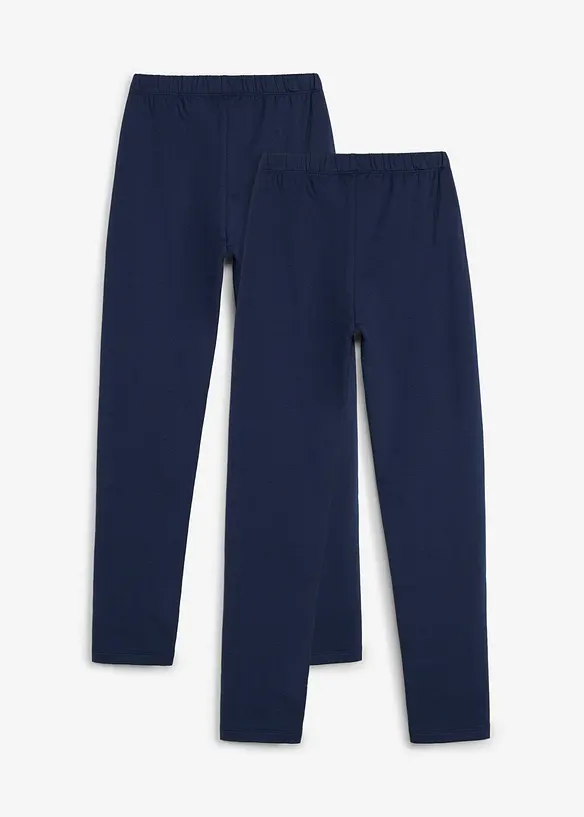 Lot de 2 leggings chauds, bonprix