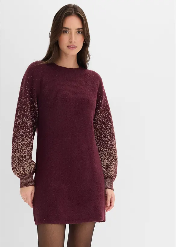 Strickkleid mit Glitzer-Effekt, bonprix