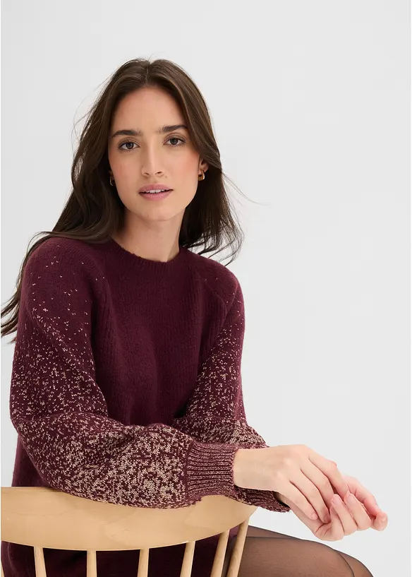 Strickkleid mit Glitzer-Effekt, bonprix