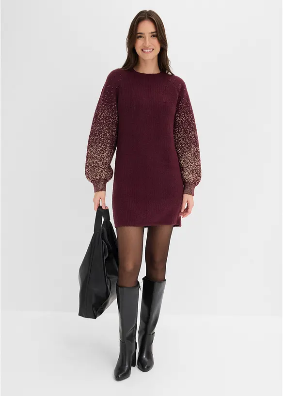 Strickkleid mit Glitzer-Effekt, bonprix
