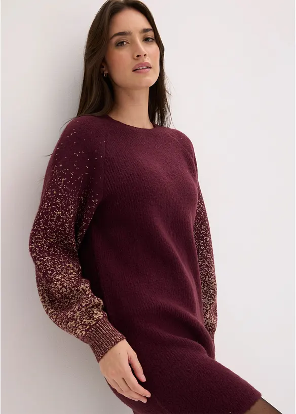 Strickkleid mit Glitzer-Effekt, bonprix
