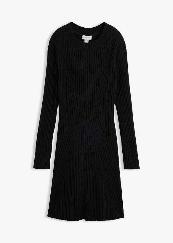 Robe courte en maille douce, bonprix