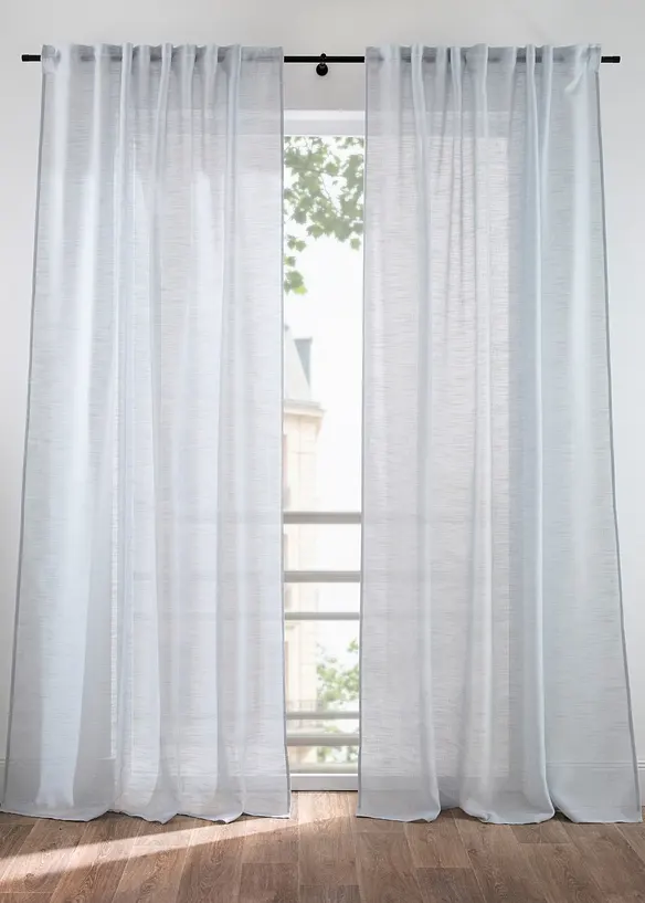 Rideau textur&eacute;, aussi en extra long (1 pce), bonprix