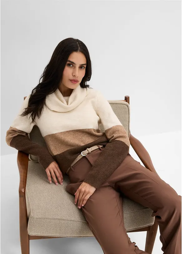 Feminine Hose mit B&uuml;gelfalte, bonprix