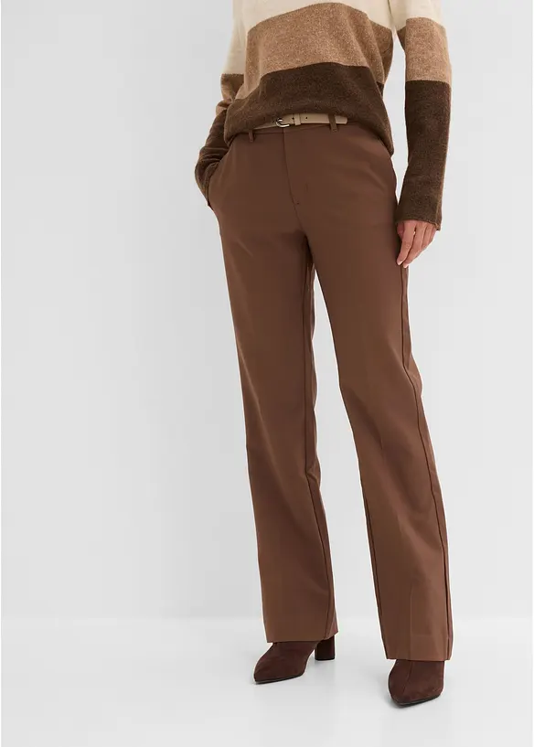 Feminine Hose mit B&uuml;gelfalte, bonprix